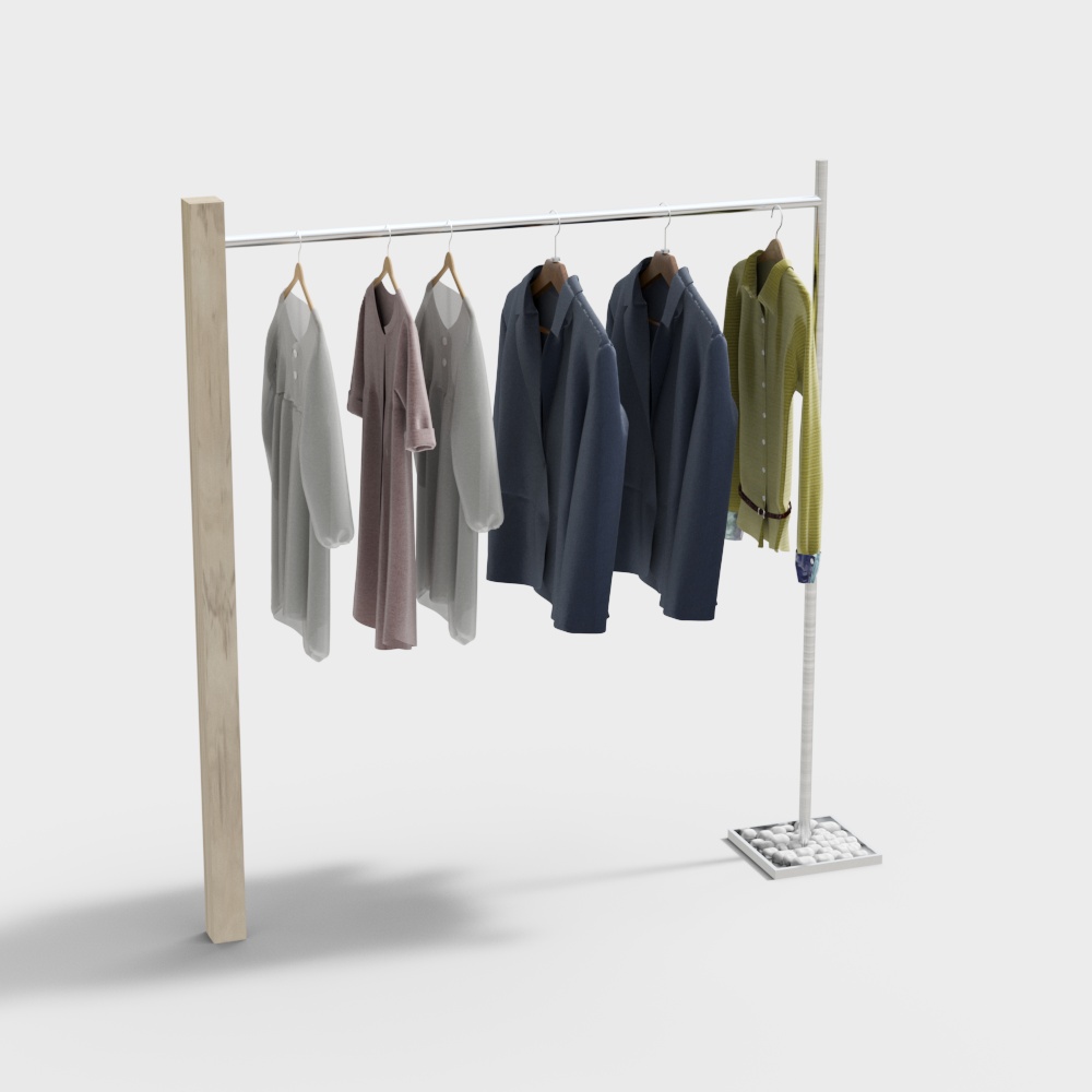 Modern clothing store clothes hanger