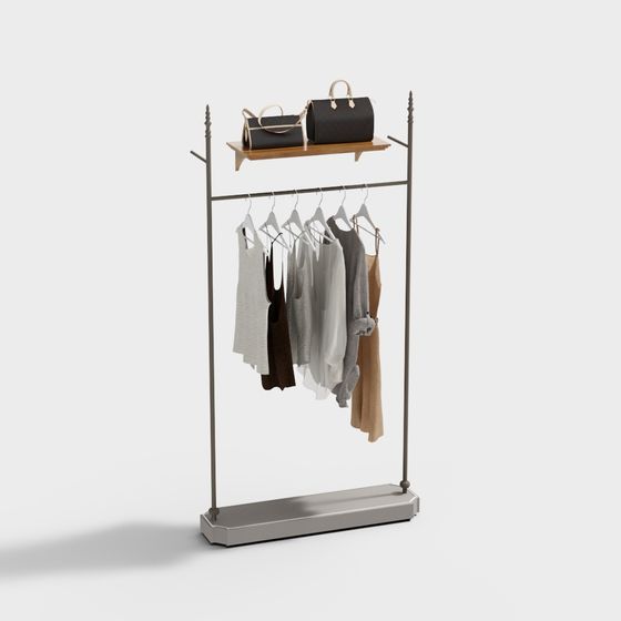 Modern Stylish Hanger 3D model for Creative Spaces