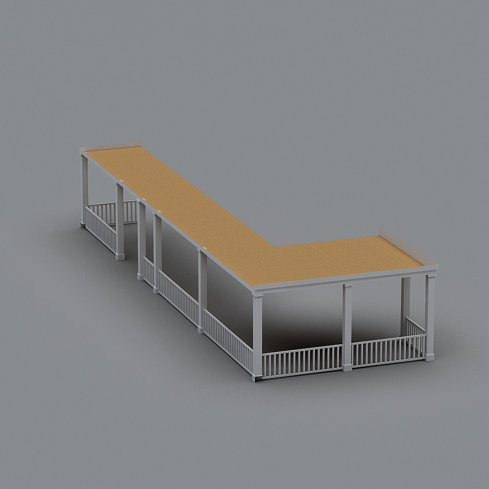 Modern Minimalist Pavilion 3D model