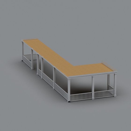 Modern Minimalist Pavilion 3D model