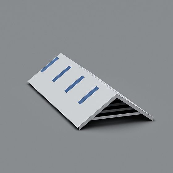 Stylish Low Poly Architectural 3D Model