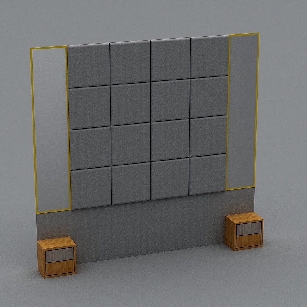 Creative Low-Poly Wall Panel 3D Model Design