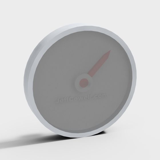Minimalist Round Dashboard 3D model