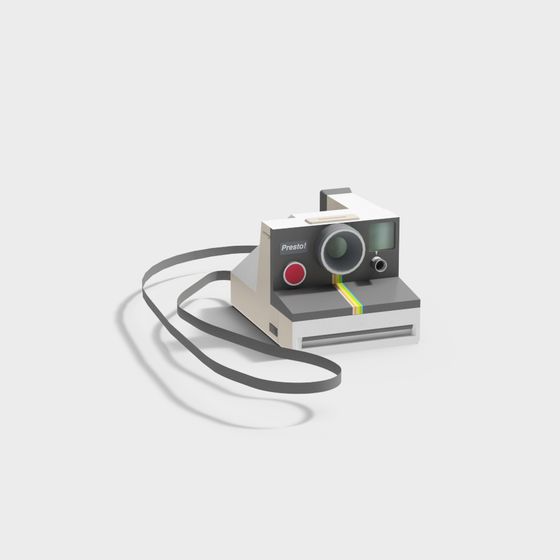 Presto Instant Camera 3D model