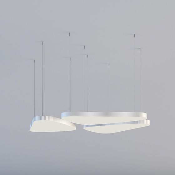 Flowing Light Pendant 3D model