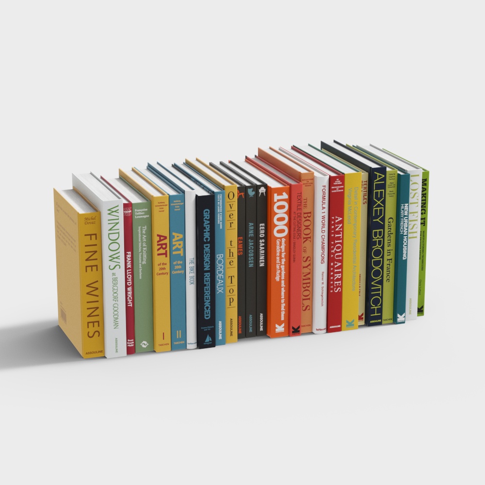 Livres de magasin de papeterie moderne