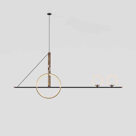 Hanging Art Light 3D Model