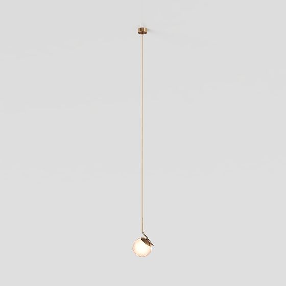 Modern Minimalist Chandelier 3D model