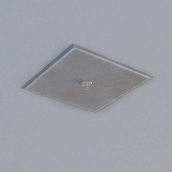 Gray Ceiling Panel 3D Model for Modern Interiors