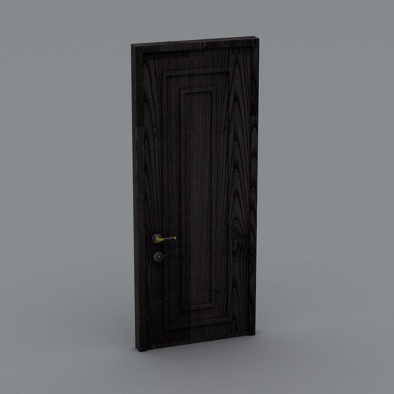 Elegant Low-Poly 3D Door Model