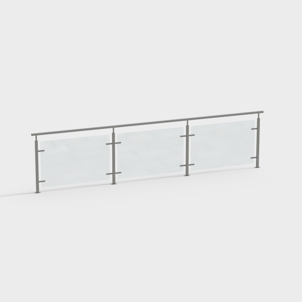 glass guardrail