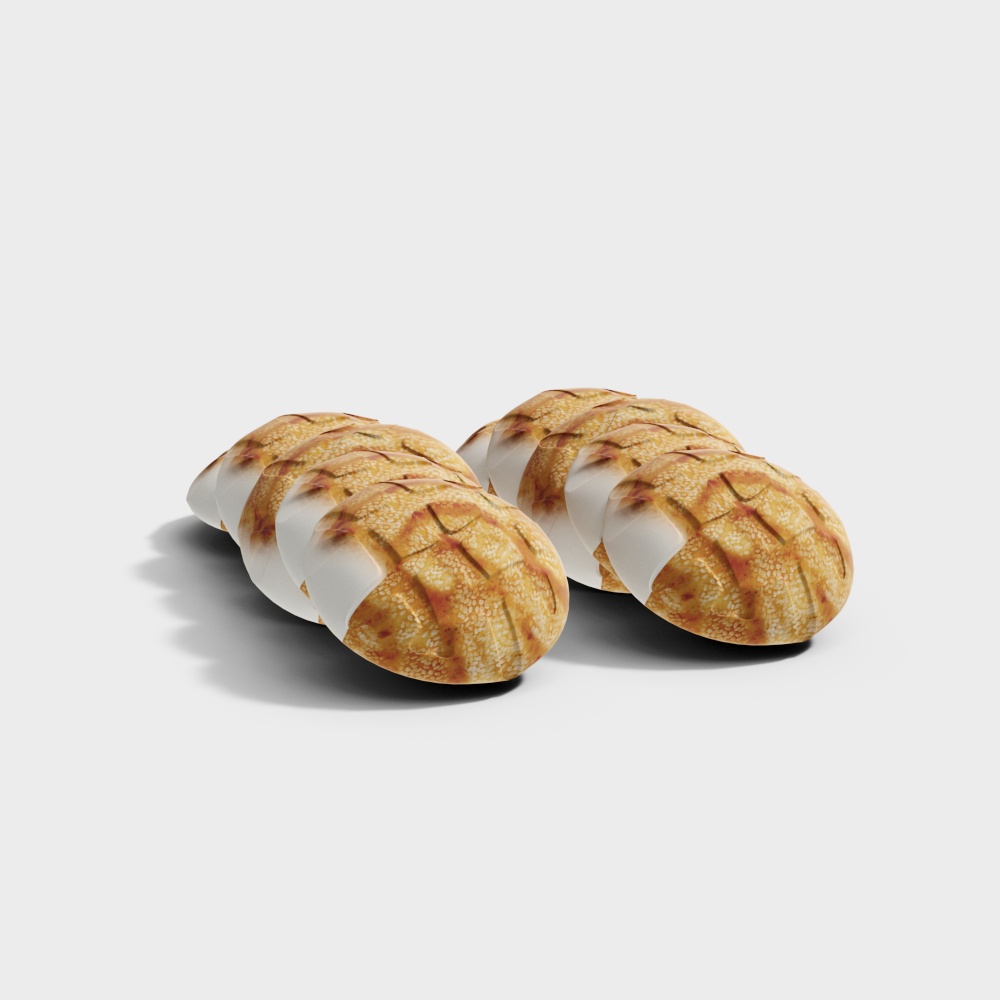 Bread Loaf 3D model