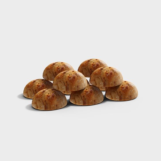 Forest Spirit Low-Poly Mushroom 3D model