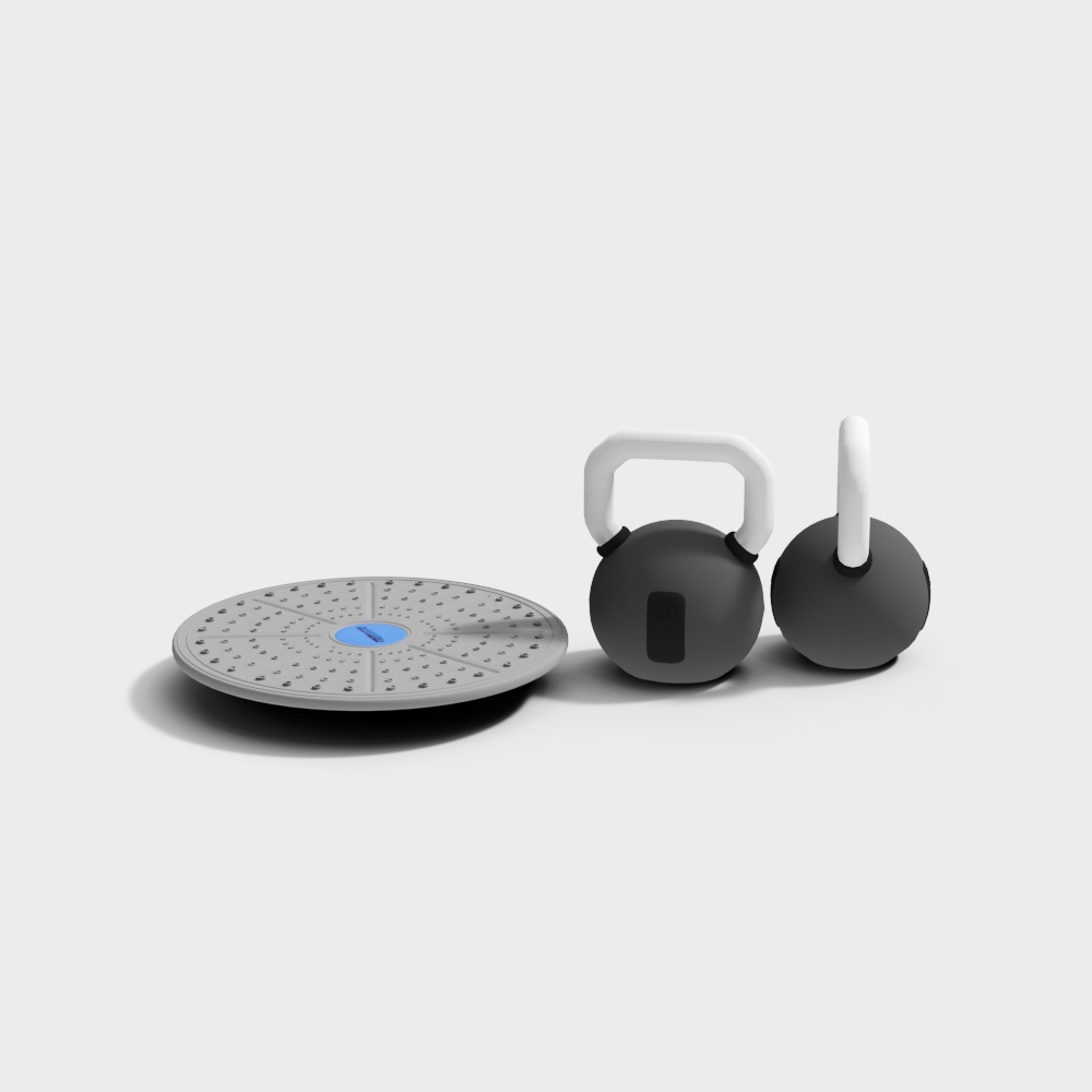 Minimalist Fitness Equipment 3D Model