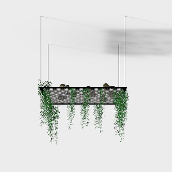 Hanging Potted Plant 3D model for Modern Interiors
