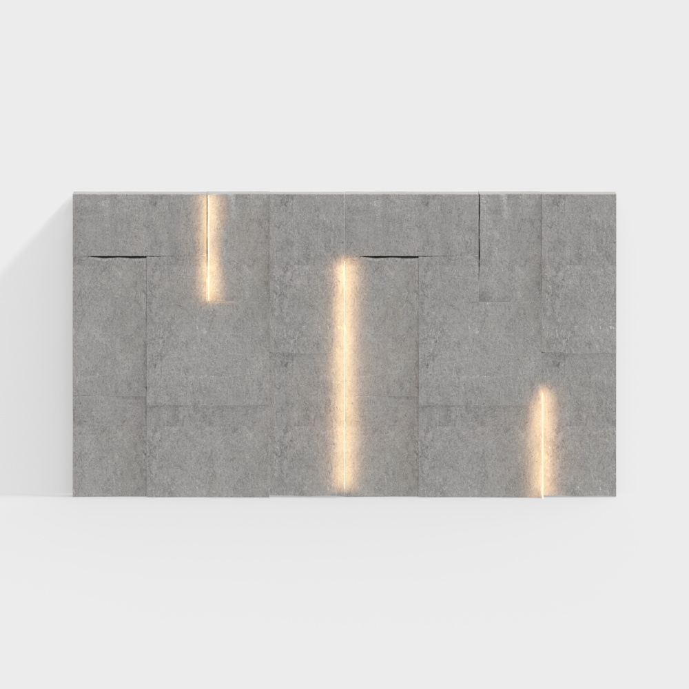 ผนังหลังหินอิฐ