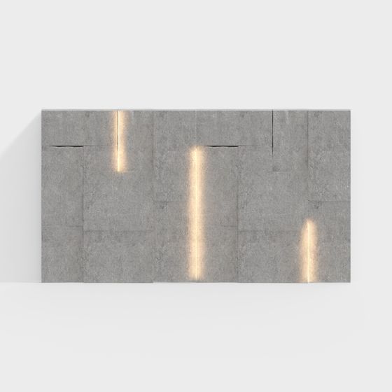 ผนังหลังหินอิฐ