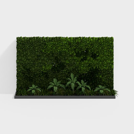 ผนังพื้นหลังพืชสีเขียว