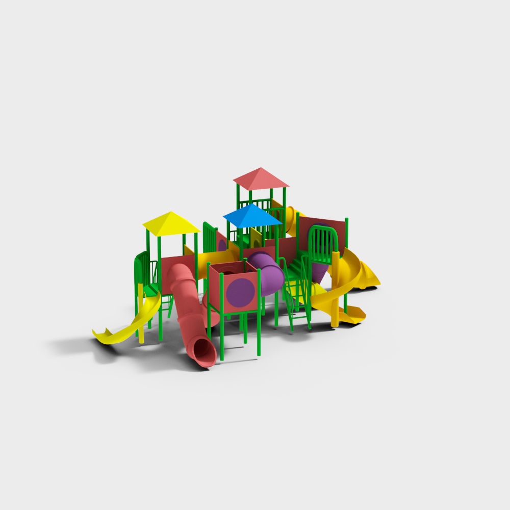 Amusement equipment slide