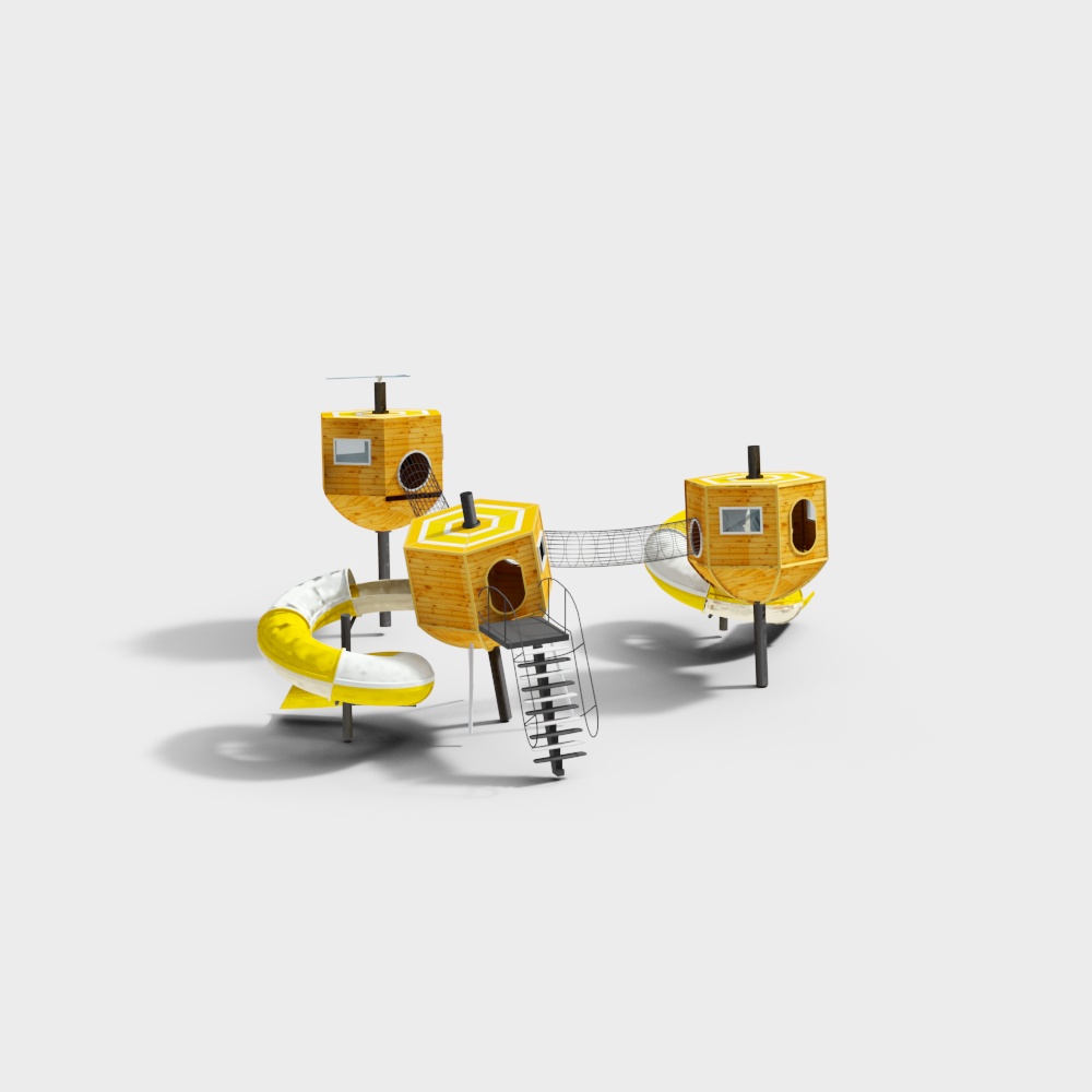 Cầu trượt thiết bị giải trí