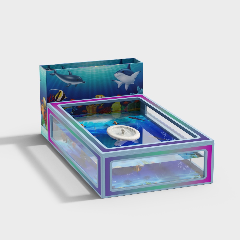 Amusement park fish pond