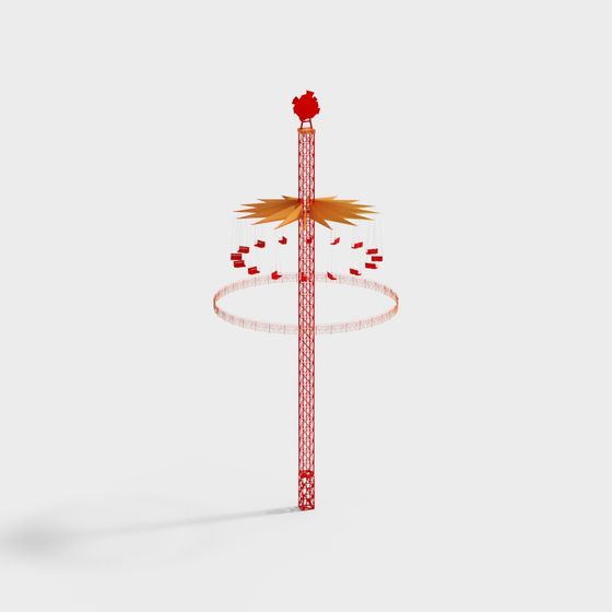 Futuristic Ferris Wheel 3D model for Creative Projects