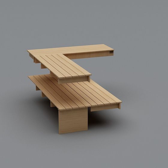 Urban Staircase 3D model for Creative Projects