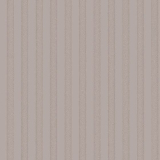 Beige vertical striped wall panel texture with fine grain pattern on grey background