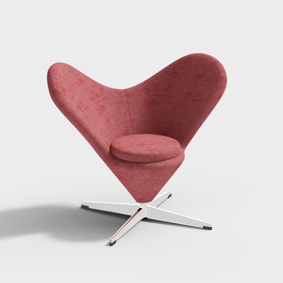 Heart-Shaped Chair 3D model