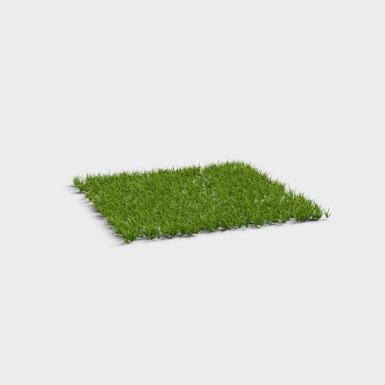 Vibrant Grass Patch 3D Model for Creative Projects