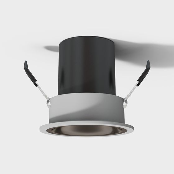 Sleek Recessed Light Fixture 3D model