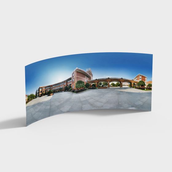 Campus Entrance 3D Model