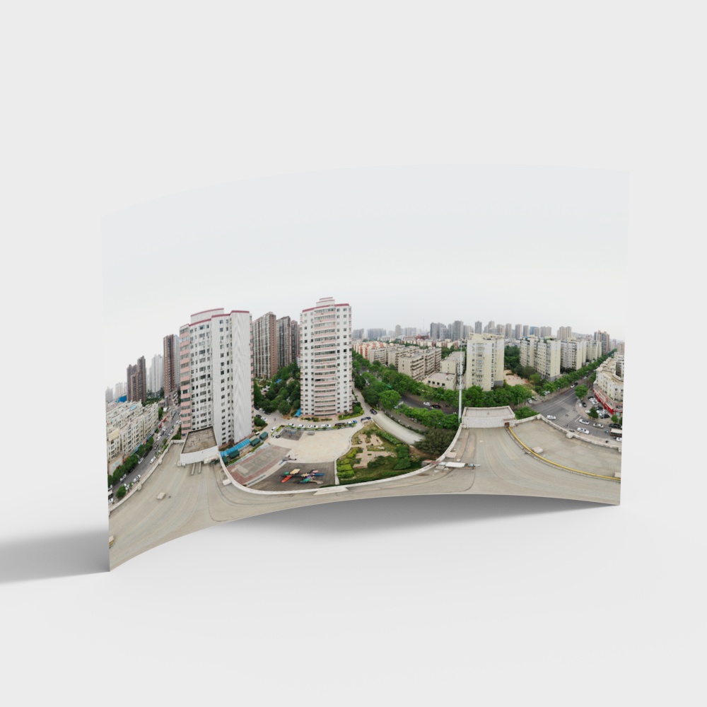 Urban Skyline 3D model