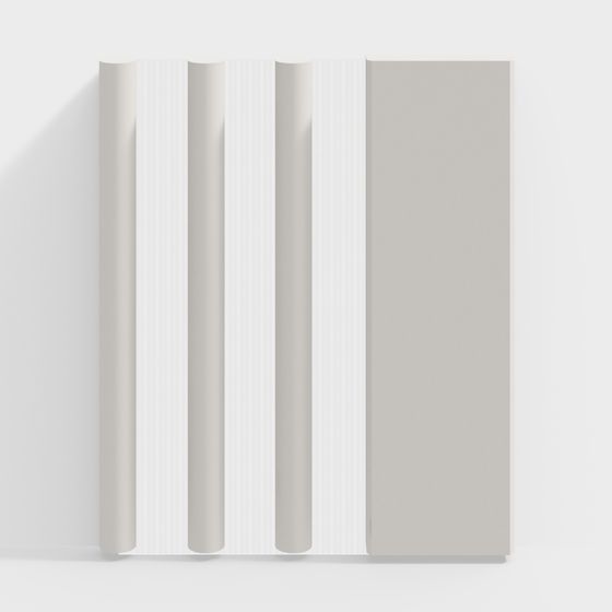 Stylish Lighting Columns 3D Model for Modern Spaces