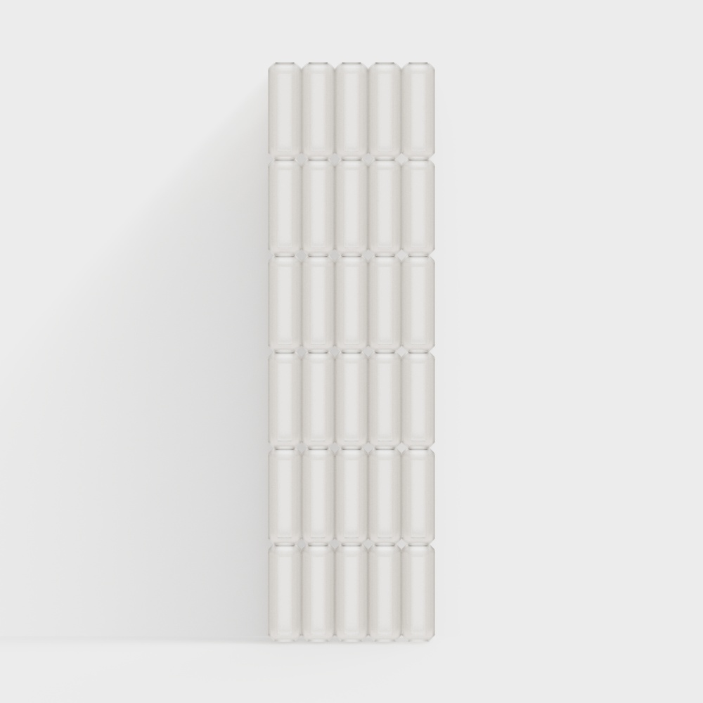 Mampara de ladrillo de vidrio moderna