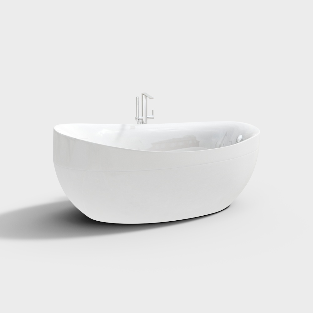 Modern bathtub