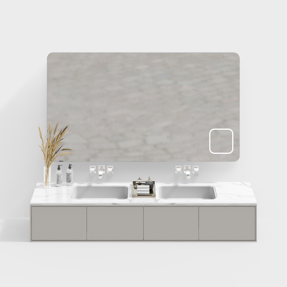 Gabinete de baño moderno