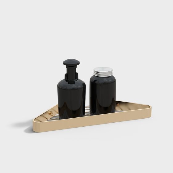 Modern Minimalist Bathroom Storage Rack 3D model