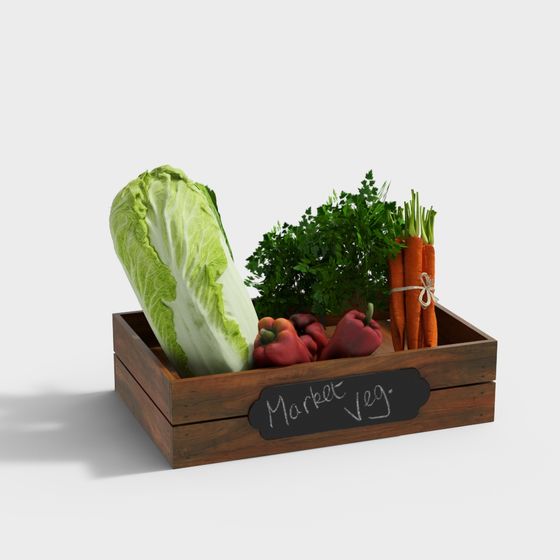 Vibrant Modern Vegetable Mix in Green