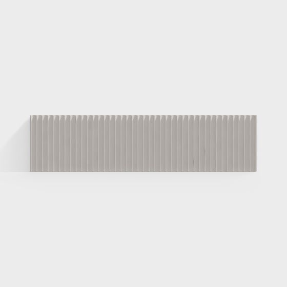Unique Corrugated Wall 3D model for Modern Designs