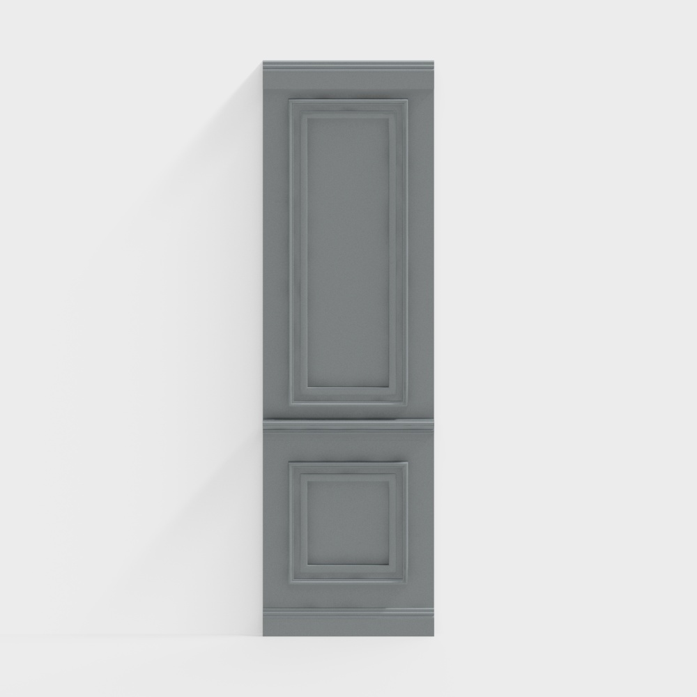 Simple European wainscoting