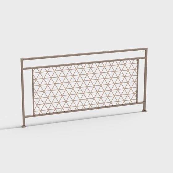 現代的な金属製ガードレール