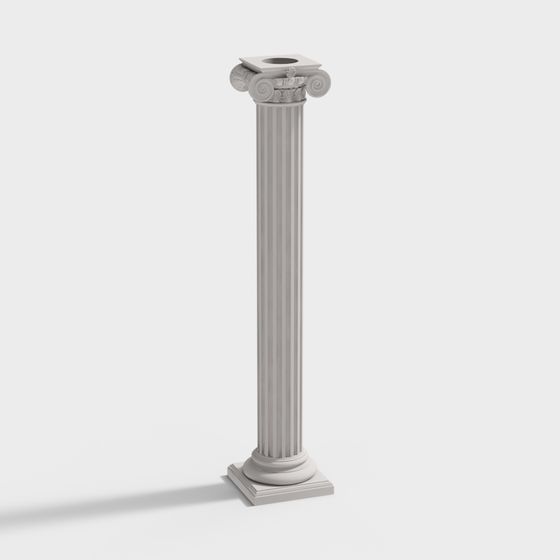 Elegant Roman Column 3D model