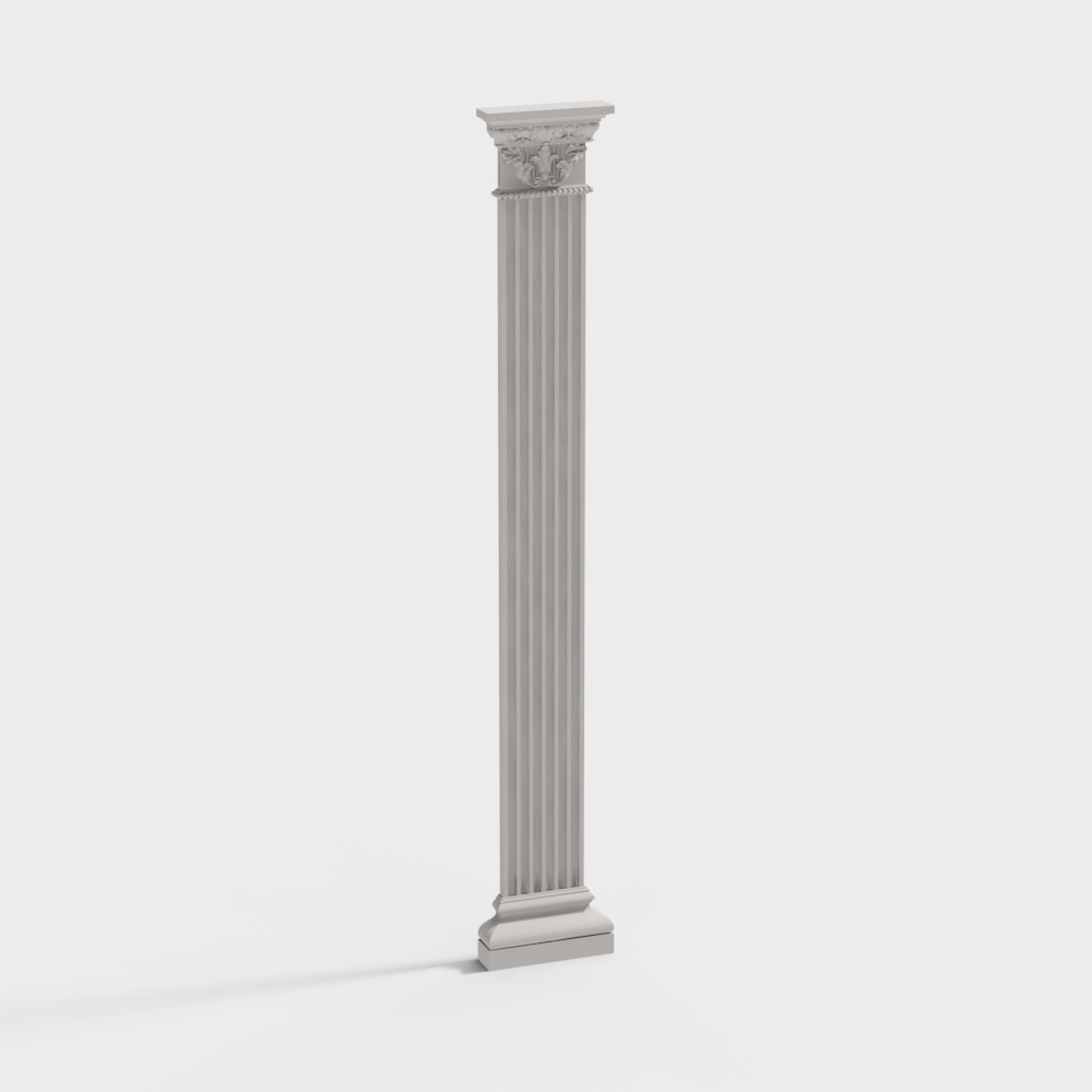 Colonnes romaines européennes simples