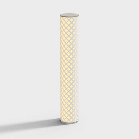 Grid Light Column 3D model