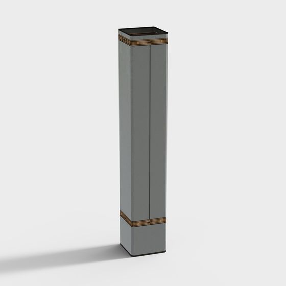 Urban Elegance Column 3D Model for Modern Spaces
