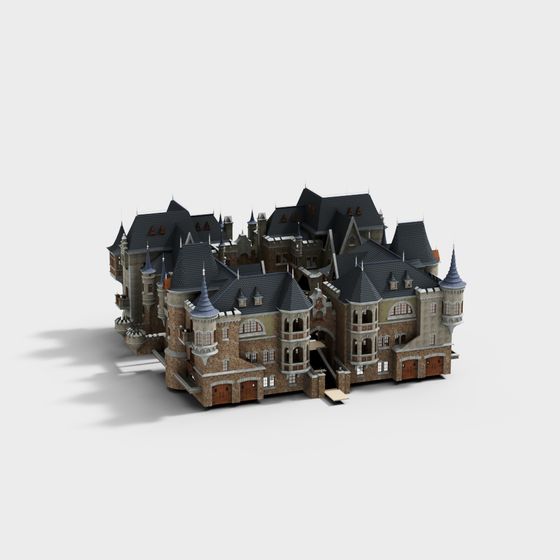 Majestic Royal Castle 3D model