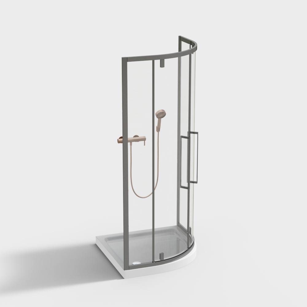 современная душевая