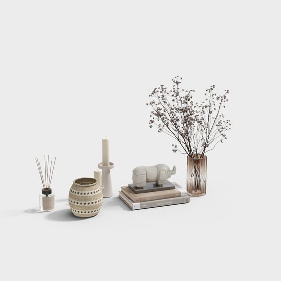 Minimalist Nature-Inspired 3D Model Collection