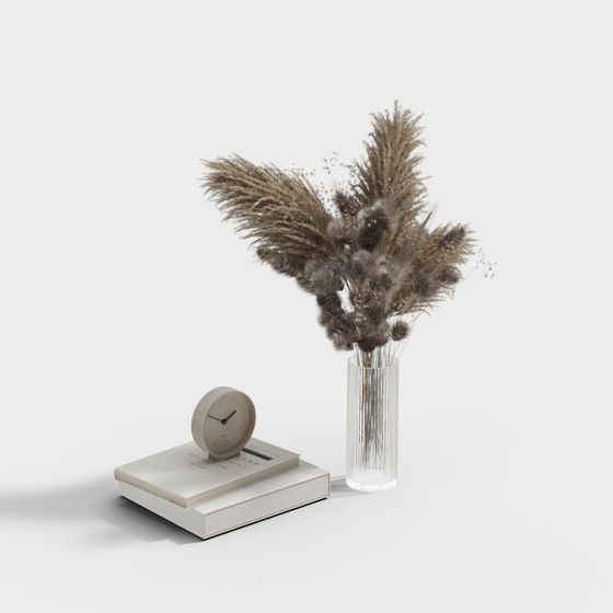 Elegant Desk Corner 3D Model for Modern Design